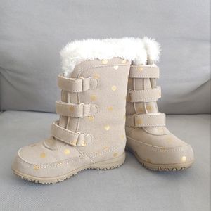 Baby Gap Girls Polka Dot Snow Boots